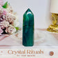 Blue & Green Fluorite Tower 9cm