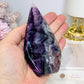 Rainbow Fluorite Flame 12cm
