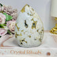 Druzy Ocean Jasper Teardrop | Flame 11.5cm 424g