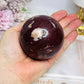 Large Red Jasper Sphere on Stand 471g