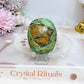 Smithsonite Palm Stone (stand is display only)