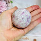 Pink Tourmaline Sphere on Stand 243g