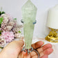 Prasiolite | Green Amethyst Wand Tower on Stand 15cm (inc stand)