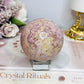 Rare Phosphosiderite Large Sphere On Stand 355g
