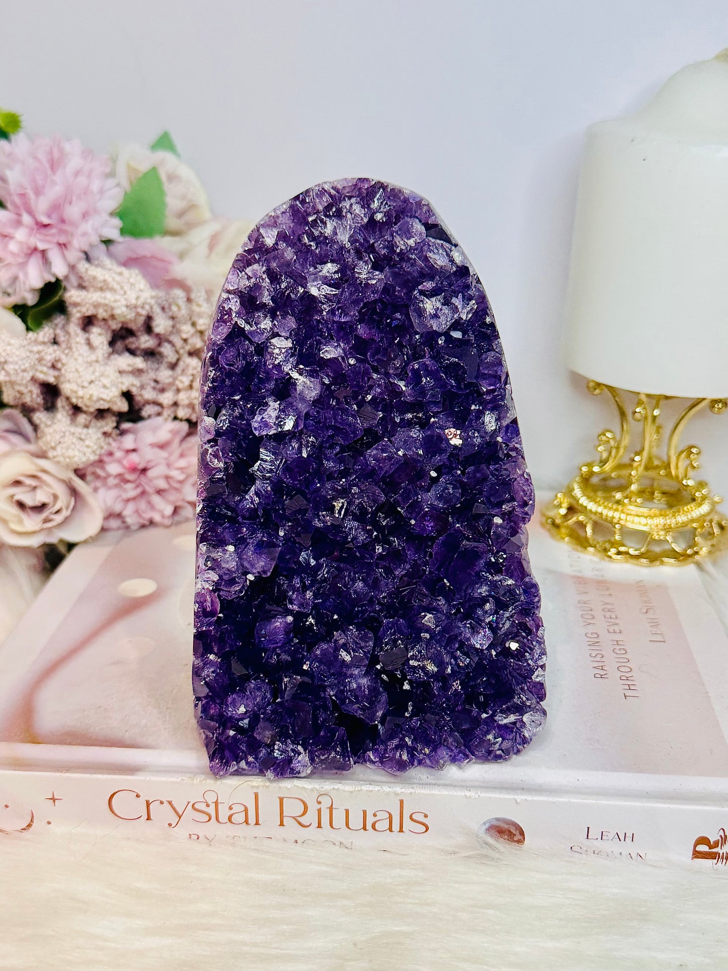 Large High Grade Amethyst Base Cut Cluster 12.5cm 1.12KG