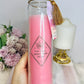 Mystic Rose Quartz Tube Candle 21cm