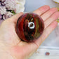 Petrified Wood Polished Sphere on Stand 276g
