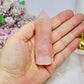 Rose Quartz Tower 8cm
