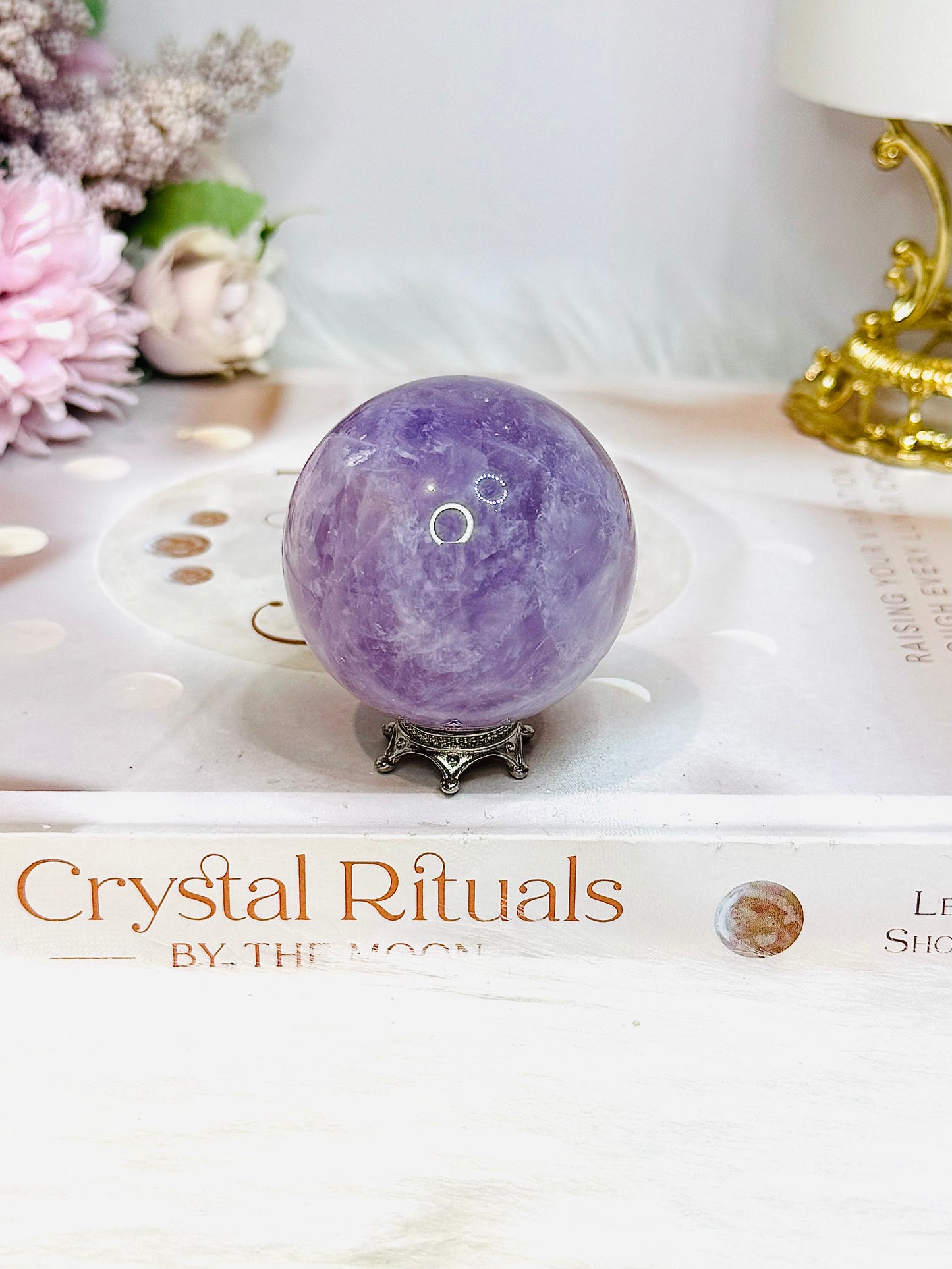 Amethyst Sphere on Stand 139g