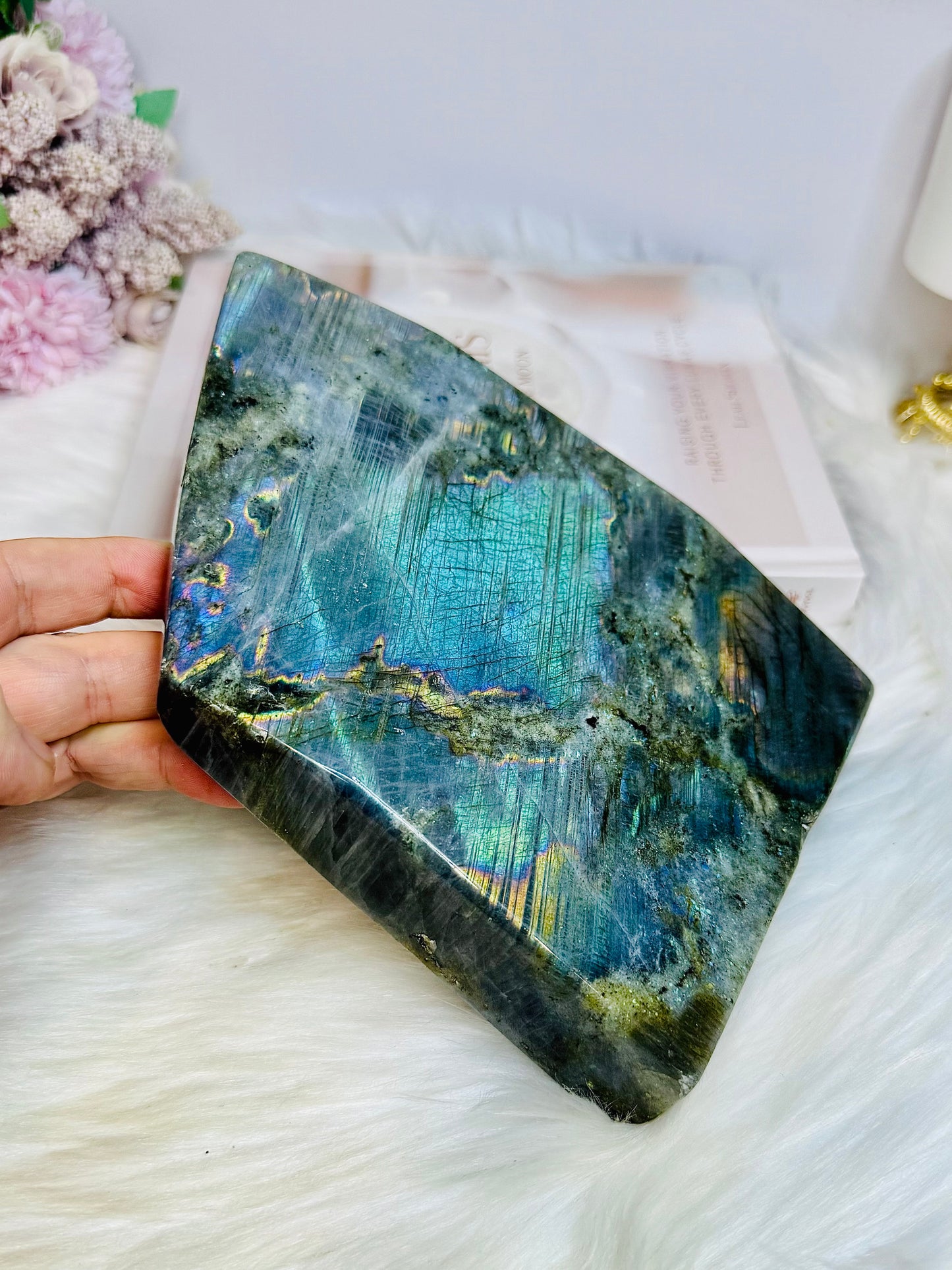 Large Labradorite Freeform Full of Flash 18cm 1.6KG
