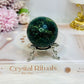 Green Quartz Sphere on Stand 185g