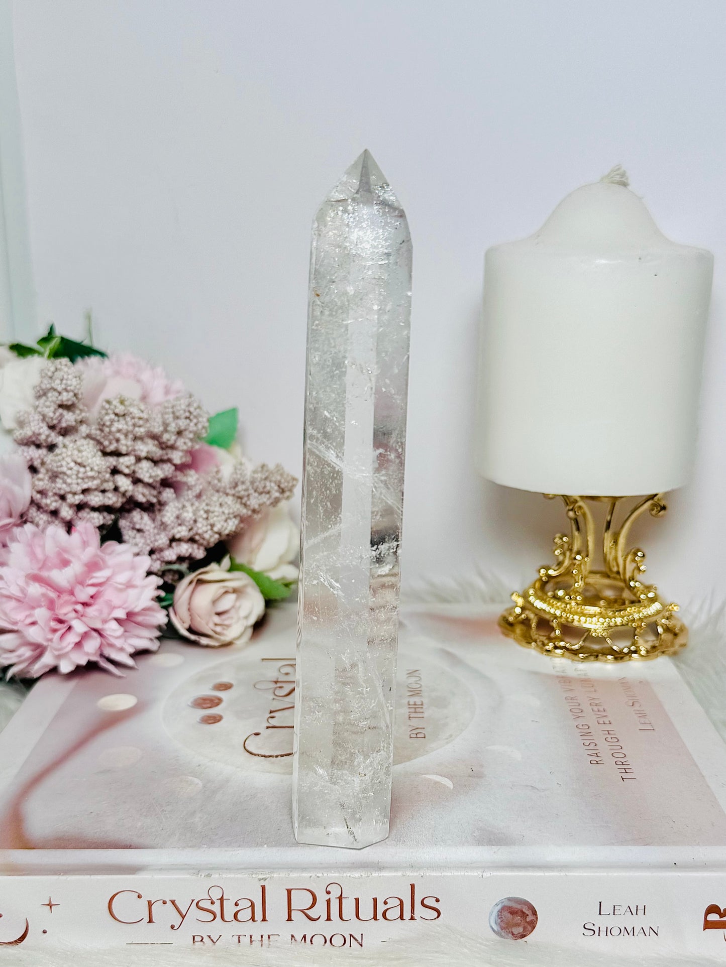 Clear Quartz High Grade Tower 16cm