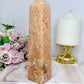 Pink Amethyst Druzy Chunky Large Tower 18.5cm