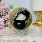 Large Volcano Agate (UV Reactive) Sphere On Stand 394g