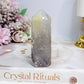 Flower Agate Tower 8cm