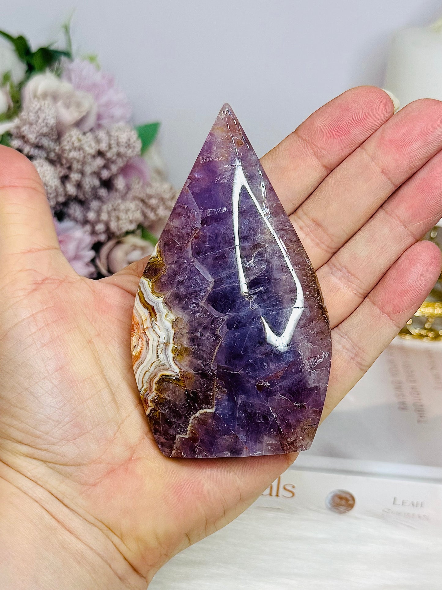 Crazy Lace Amethyst Freeform | Flame 10.5cm