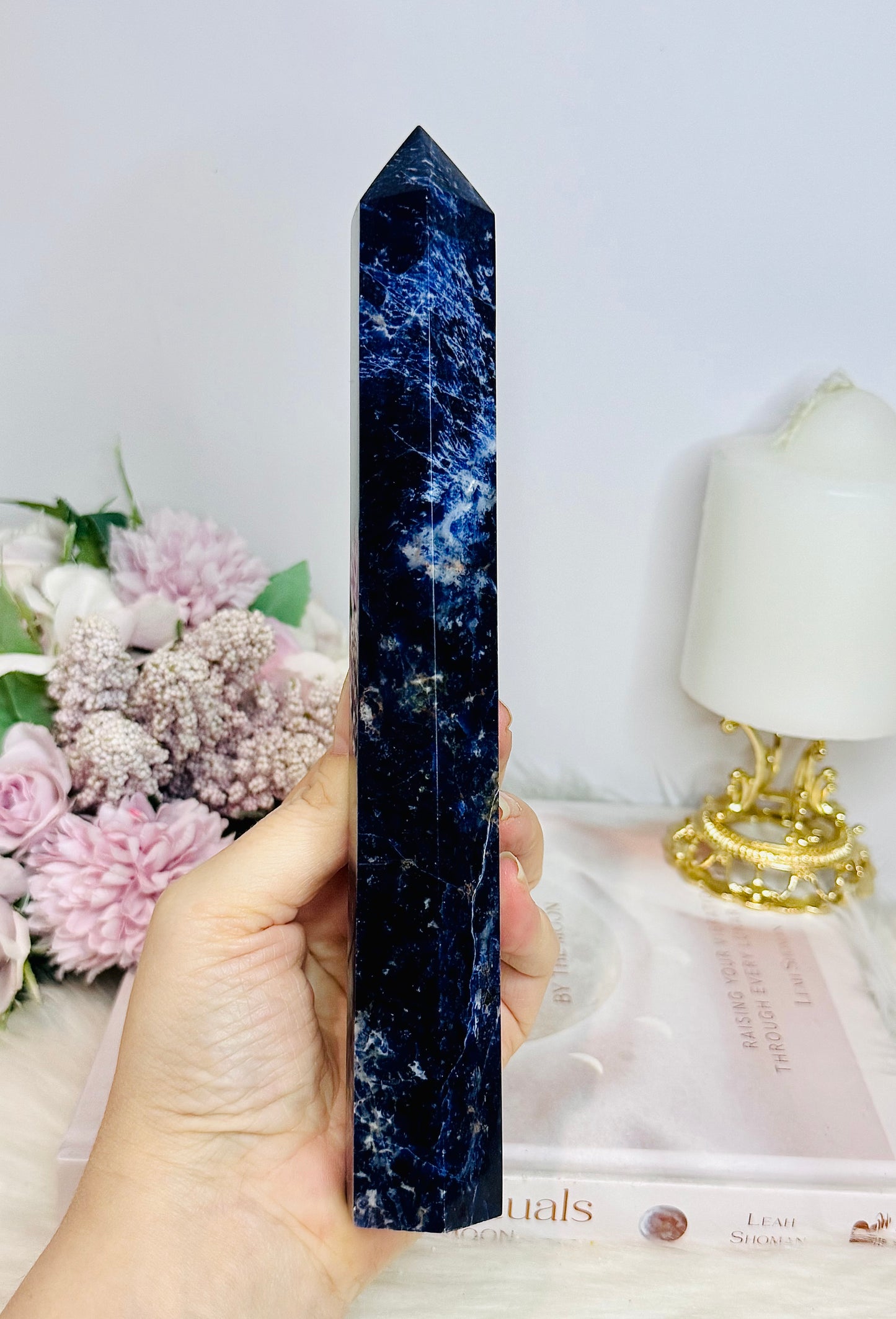 Large Blue Sodalite Tower 22cm