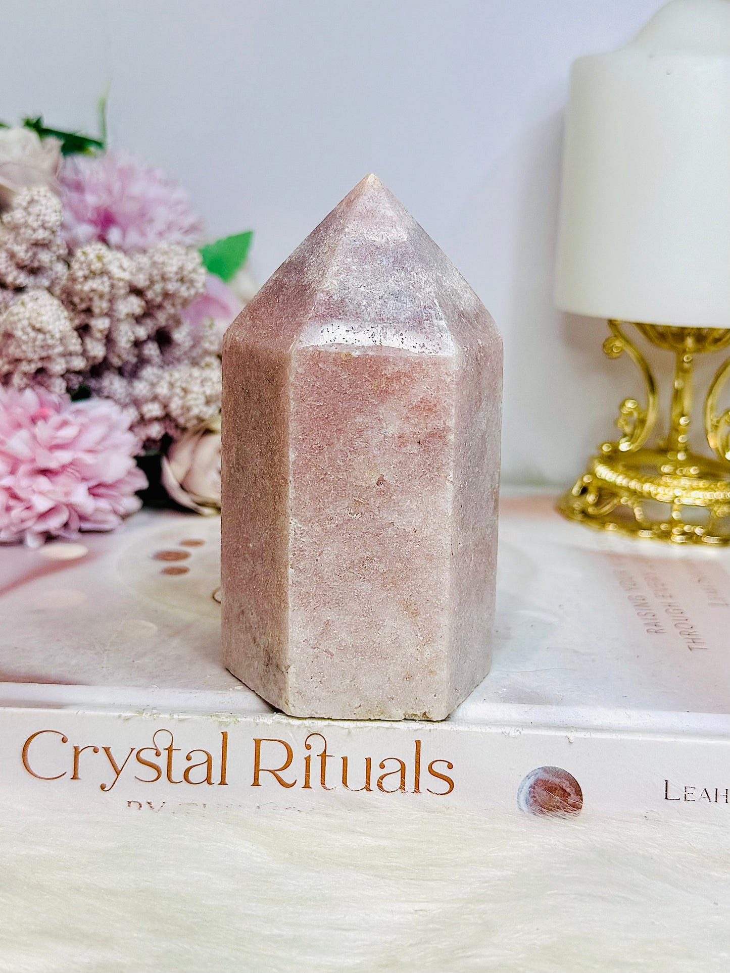 Chunky Pink Amethyst Tower 10cm 400g