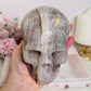 Huge 1.59KG Pastel Fluorite Carved Skull