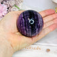 High Grade Purple Fluorite Sphere On Stand 340g
