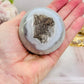 Stunning High Grade Druzy Agate Sphere on Stand 272grams