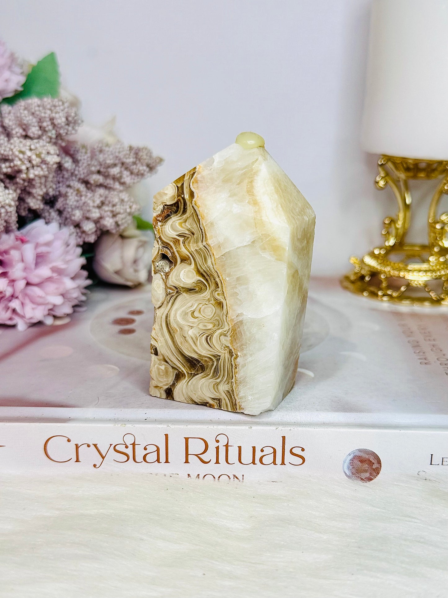 Calcite Chunky Tower 8cm