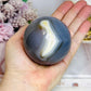 Large Agate Sphere On Stand 381g