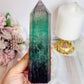 Incredibly Gorgeous Chunky Large Fluorite Tower 16cm