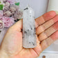 Black Tourmaline In Clear Quartz Tower 9cm