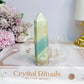 Sky Blue Quartz Tower 9cm