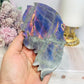 Large Labradorite Butterfly Wings With Purple Flash 21cm Tall