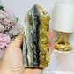 Fluorite X Pyrite Druzy Tower 11.5cm 448g