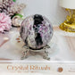 Pink Tourmaline Sphere on Stand 313g