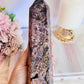 Huge Chunky 1.08KG 21.5cm Natural Charoite Carved Tower | Generator
