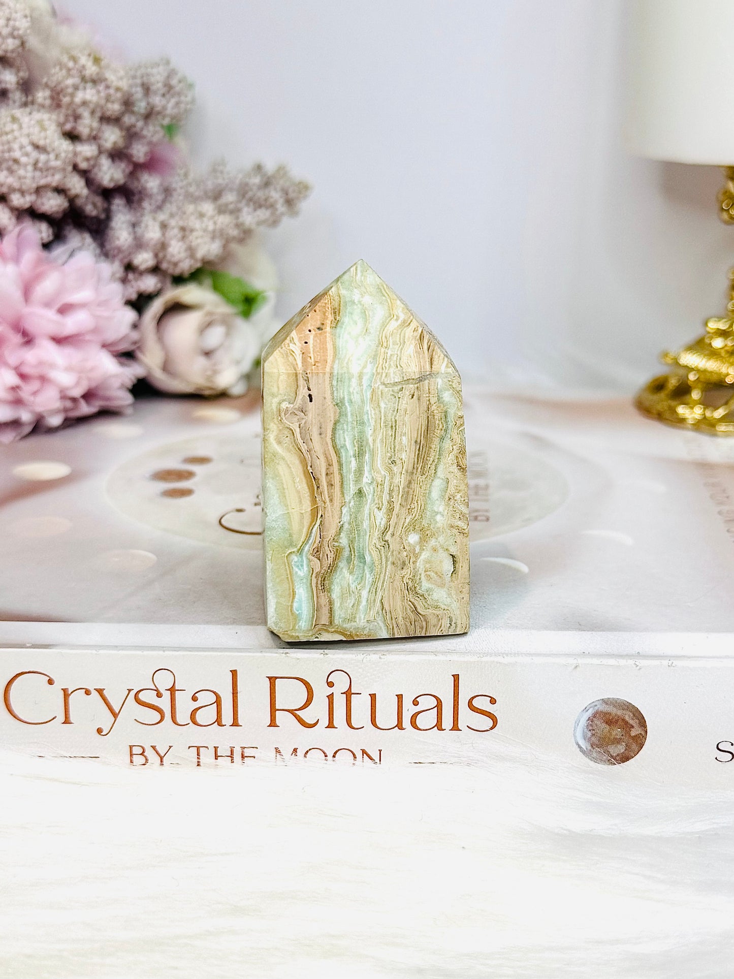 Small Caribbean Calcite Chunky Tower 5.5cm