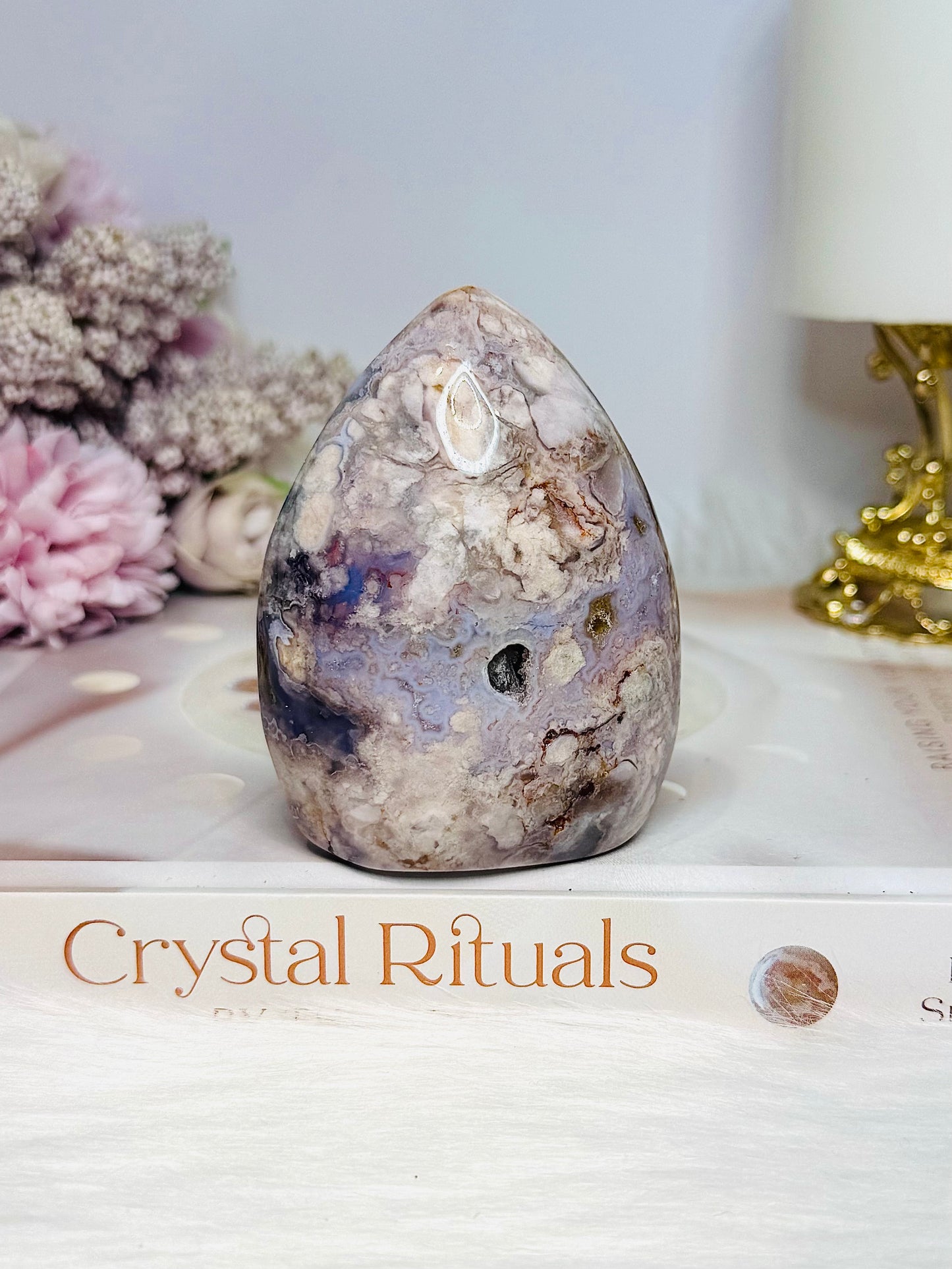 Flower Agate Freeform 8cm 241g