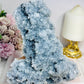 Large Natural Raw Sparkling Crystal Cluster on Stand 17cm 751g