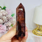 High Grade Fire Quartz Tower 10cm