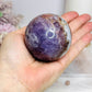 Large Crazy Lace Agate Sphere on Stand 378g