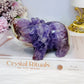 Amethyst X Mexican Lace Agate Elephant 11cm 410g