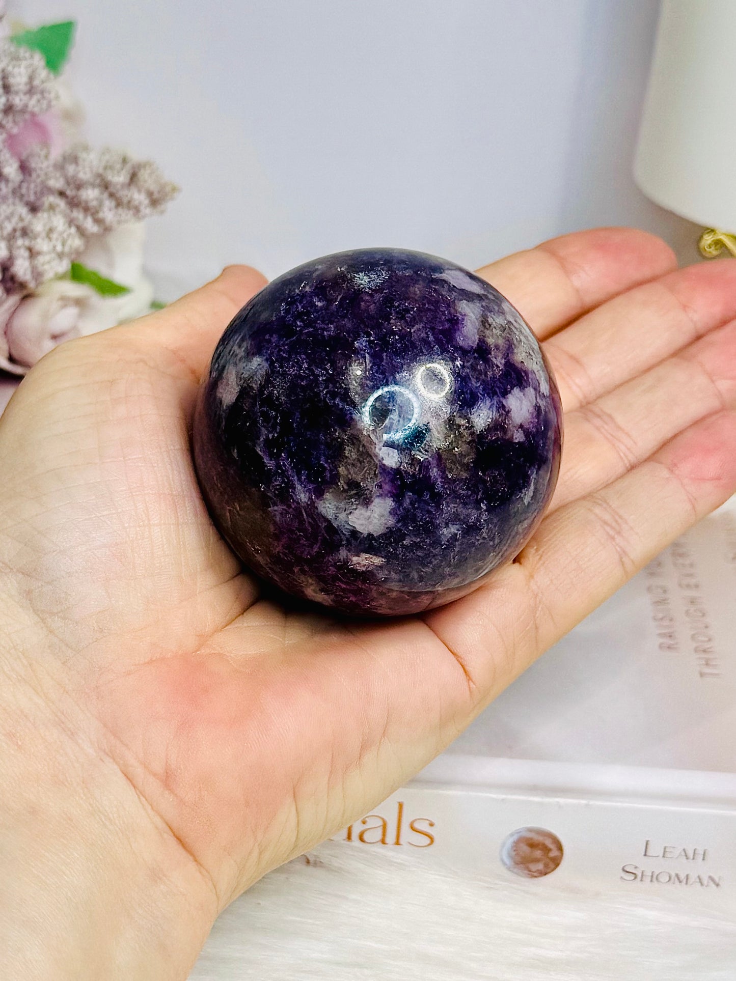 Pegmatite | Unicorn Stone Sphere on Stand 282g