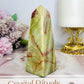 Green Onyx Tower | Obelisk 11.5cm