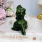Green Jade Dinosaur 8cm