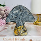 Large Sphalerite Carved Mushroom 10.5cm 351g