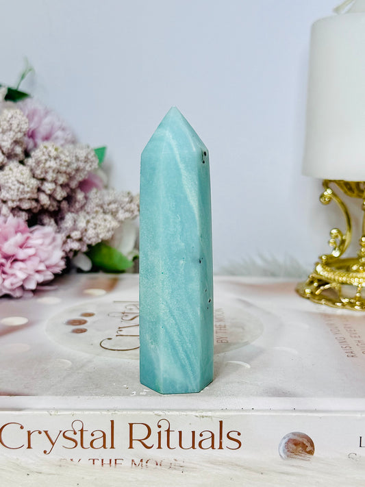 Sky Blue Quartz Tower 9.5cm