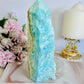 High Grade Divinely Gorgeous Large Natutal Blue Aragonite Chunky Tower 17cm