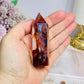 High Grade Fire Quartz Tower Full of Rainbows 8cm
