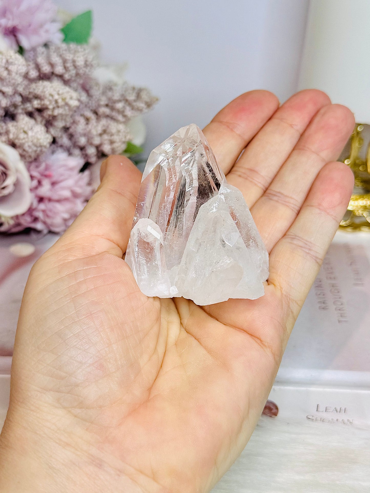 High Grade Clear Quartz Cluster 100g
