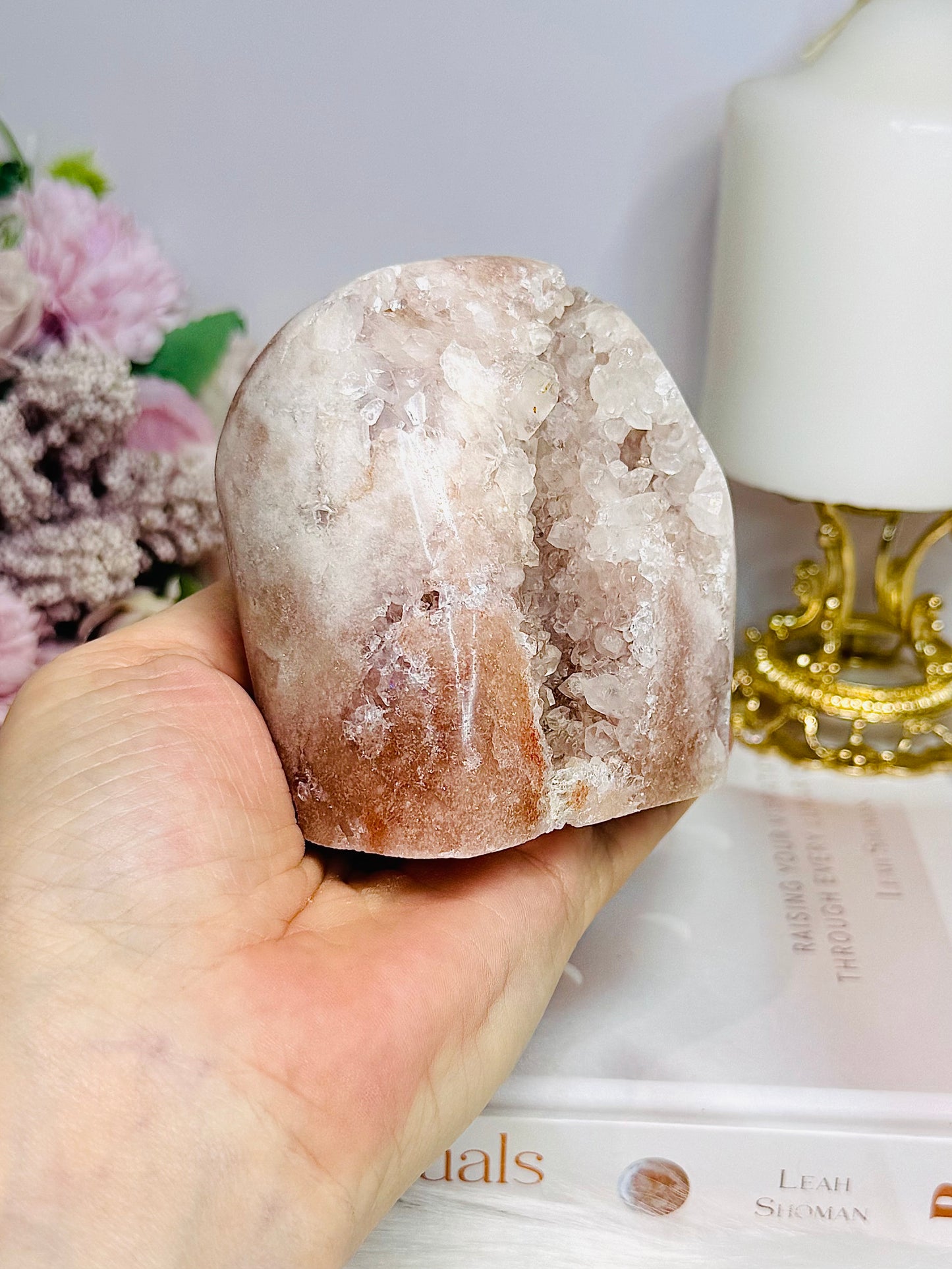 Chunky Pink Amethyst Druzy Freeform 8cm 529g
