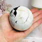 Large Volcano Agate Sphere (UV Reactive) On Stand 379g